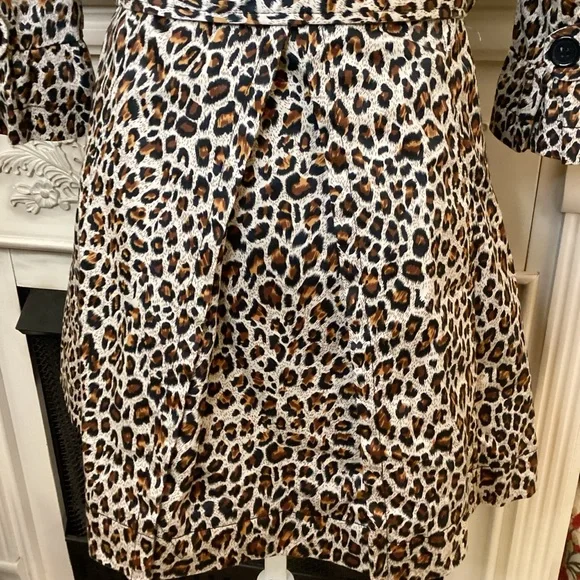5th Culture Leopard Print PeaCoat - Picture 4 of 6